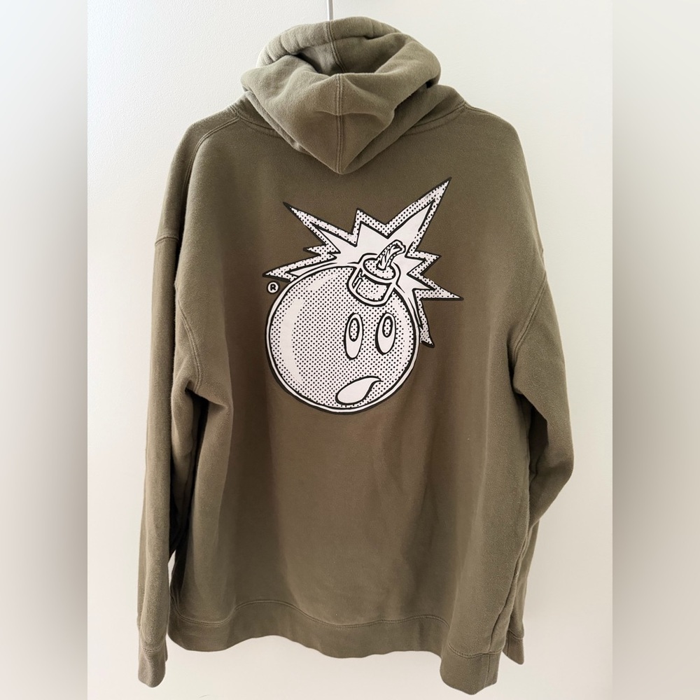 The Hundreds Army green bomb Hoodie